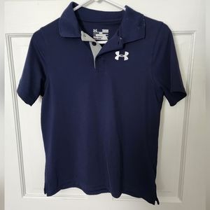 Under Armour navy blue polo shirt